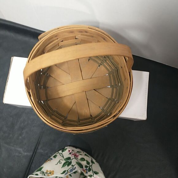 Longaberger 1985 Green Christmas COOKIE Basket - Picture 8 of 12